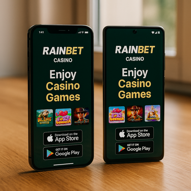 Rainbet - Mobile Web Version - No Apps Required