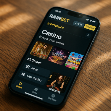 Rainbet - Mobile Responsive Design - Butterweich und Schnell